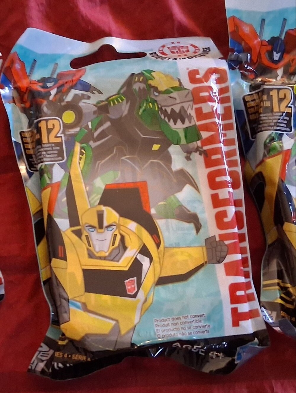 Hasbro 2015 Transformer Tiny Titans 3 Piece Lot Blind Bags 2015 Series 4